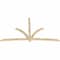Ekena Millwork Davenport Rough Sawn Timber Gable Bracket, Douglas Fir, 108"W x 63"H x 2"D x 4"F, 14/12 Pitch GBW108X63X0204DAV00RDF - alternate 5